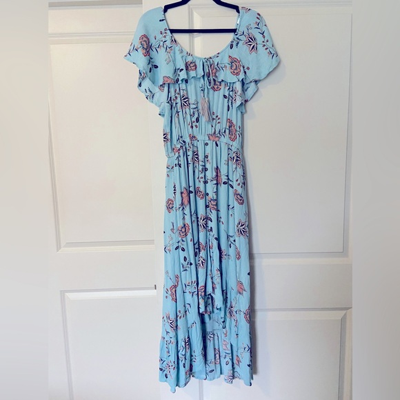 American Rag Floral Off Shoulder Maxi Dress - Picture 3 of 6